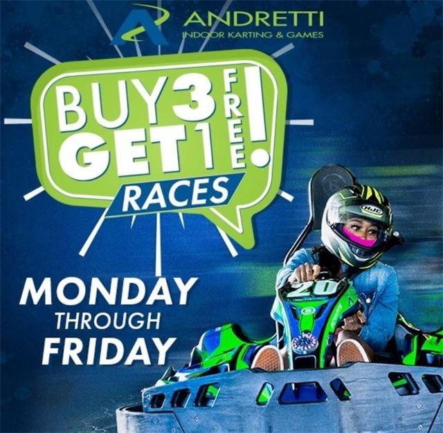 Buy 3 Races Get 1 Free at Andretti