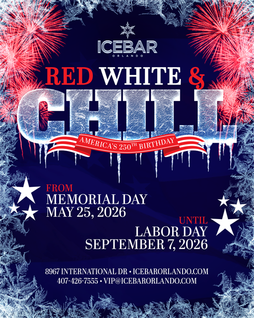 America’s 250th At ICEBAR Orlando’s “Red, White & Chill” Summer