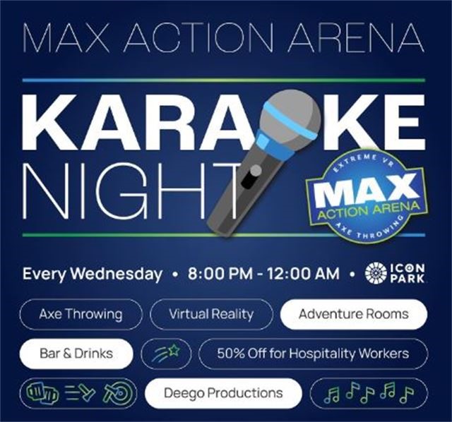 Max Action Arena Karaoke Night