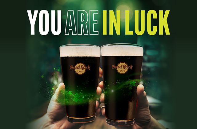 St. Patrick's Day Menu at Hard Rock Cafe
