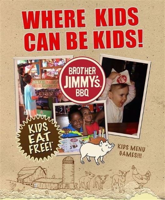 Kids Eat Free at Brother Jimmy's