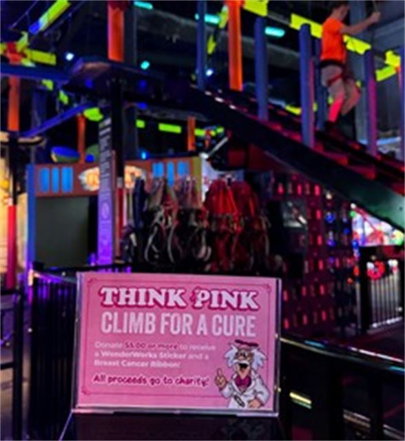 Climb for a Cure at WonderWorks