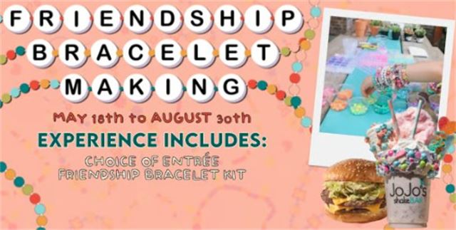 Friendship Bracelet Making & Dining Experience