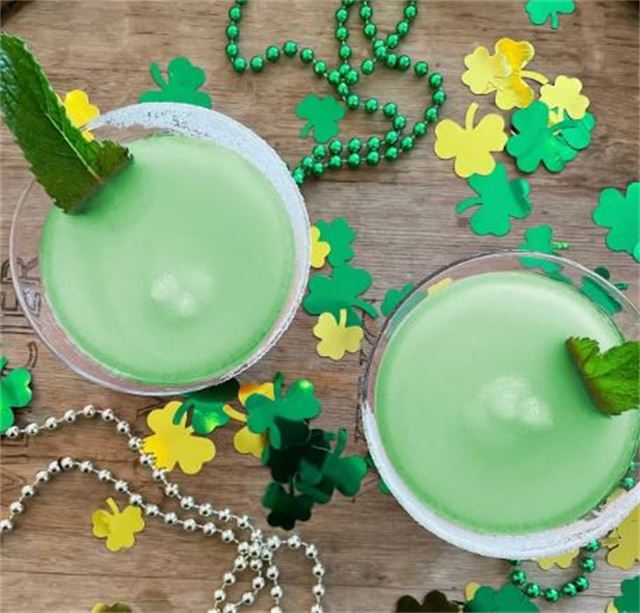 Green Frosé for St. Patrick's Day