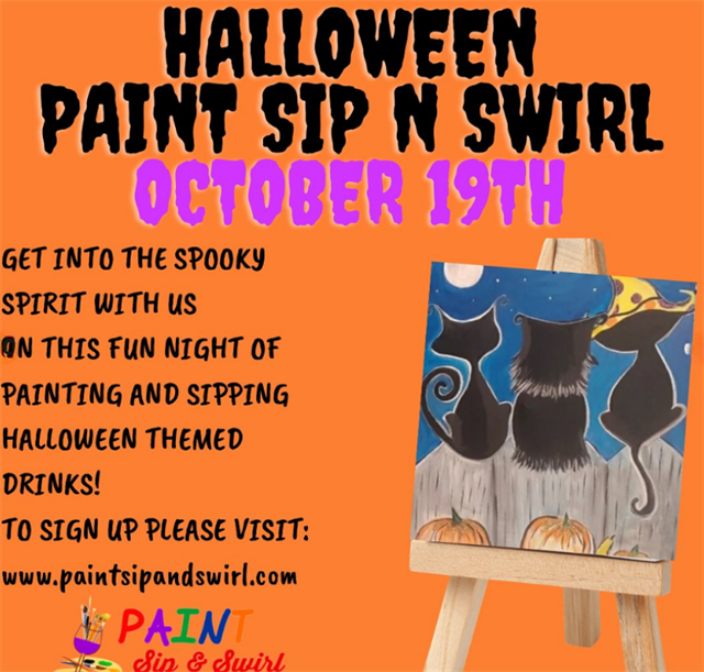 Halloween Paint Sip N Swirl