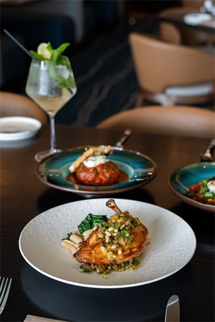 Valentine's Day Price Fixe at Trabucco, located inside Hilton Orlando