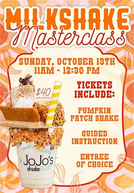 Milkshake Masterclass at JoJo's Pumpkin Patch