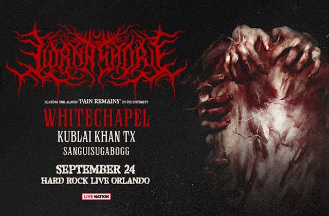 Lorna Shore: Pain Remains 2024 with special guests Whitechapel, Kublai Khan TX &