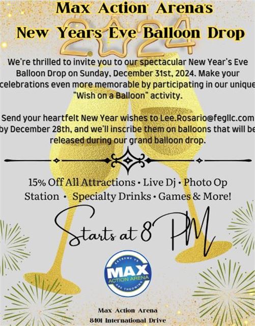 New Year's Eve at Max Action Arena