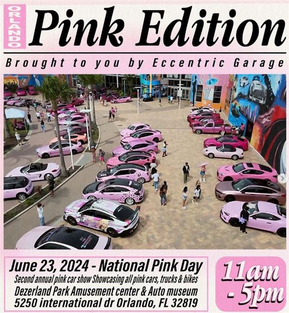 National Pink Day Car Show