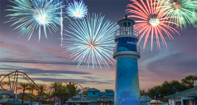 Fourth of July at SeaWorld Orlando