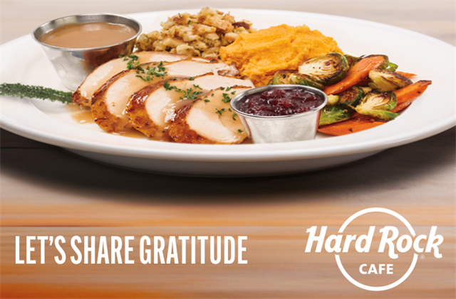 Thanksgiving Dinner at Hard Rock Cafe