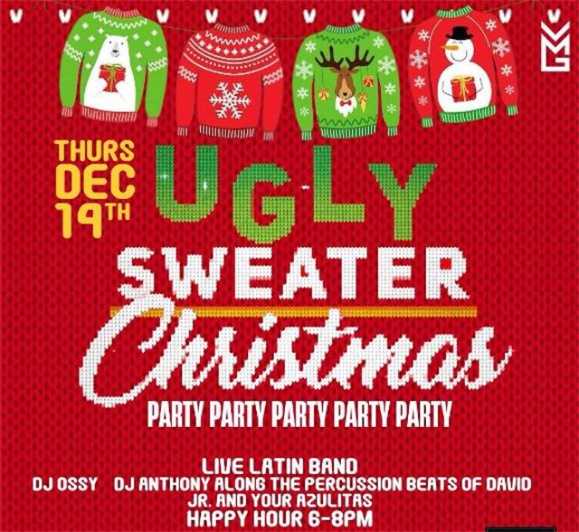 Ugly Sweater Party at Blue Martini